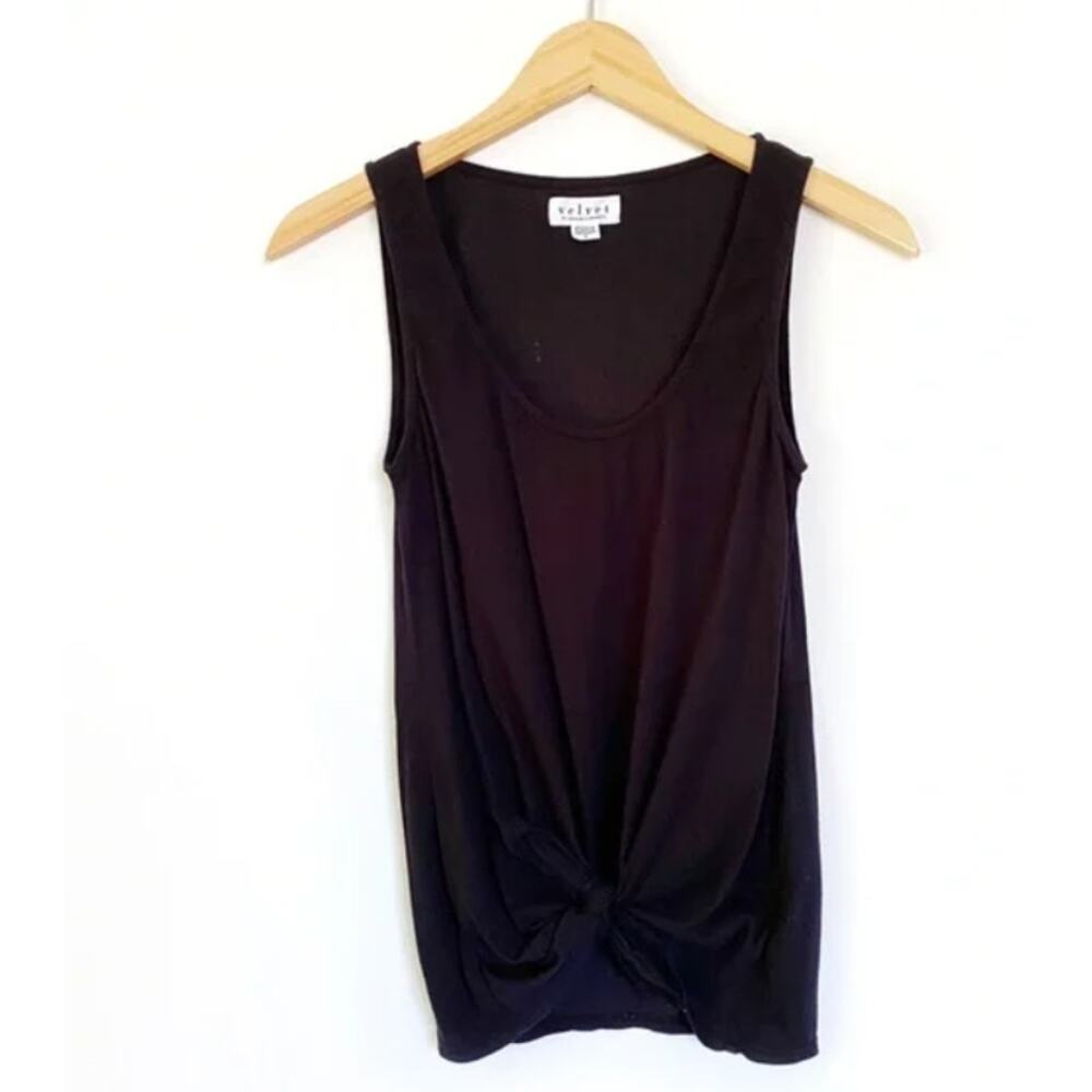Velvet by Graham & Spencer Tie Front Tank Top Small